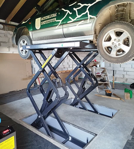 Connecting and commissioning the BD-S4 scissor lift